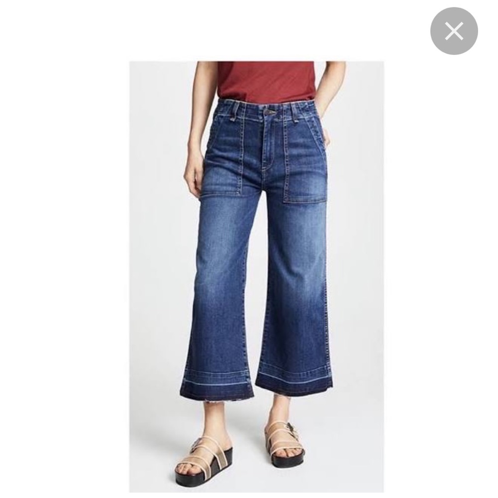 Veronica Beard Lou Gaucho Jeans